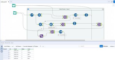 Table Tool - Background Color per Existing/New Email Address - Alteryx