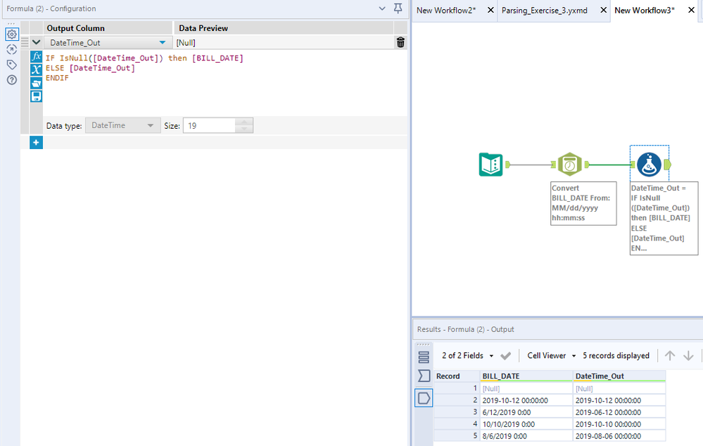 Converting date fields with multiple date types - Alteryx