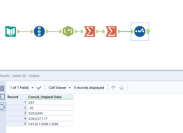 TRIM/REGEX Replace- multiple values in same cell - Alteryx