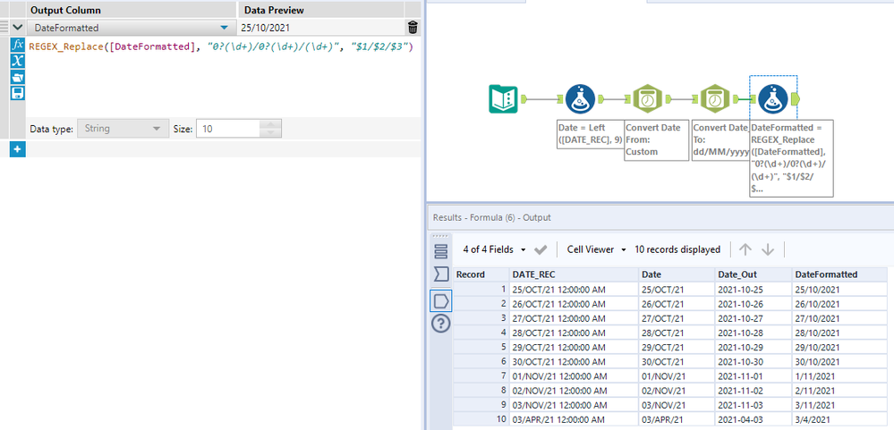 Date Format Conversion - Alteryx