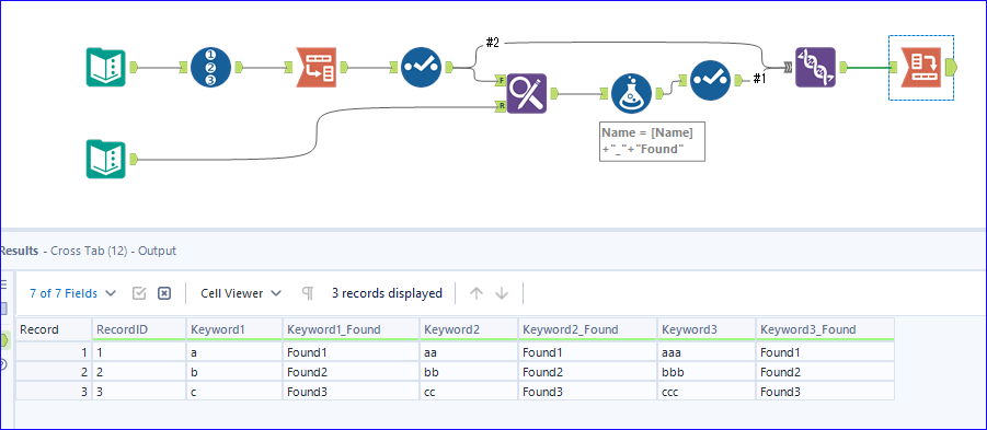 Loop through columns in Find Replace Tool - Alteryx