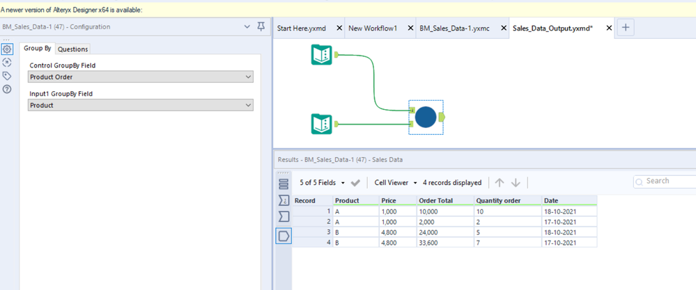 Batch Macro Query - Alteryx