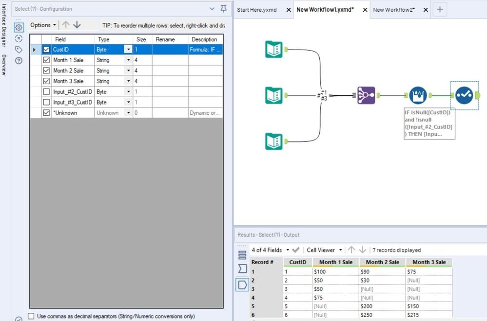 unsure of how to join multiple data sets - Alteryx