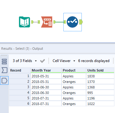Changing column headers into values - Alteryx