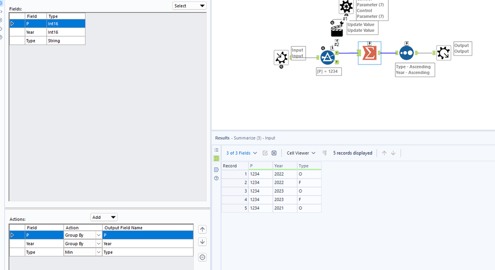Conditional filtering - Alteryx