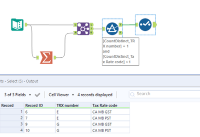 Filter Specific Rows from Data - Alteryx