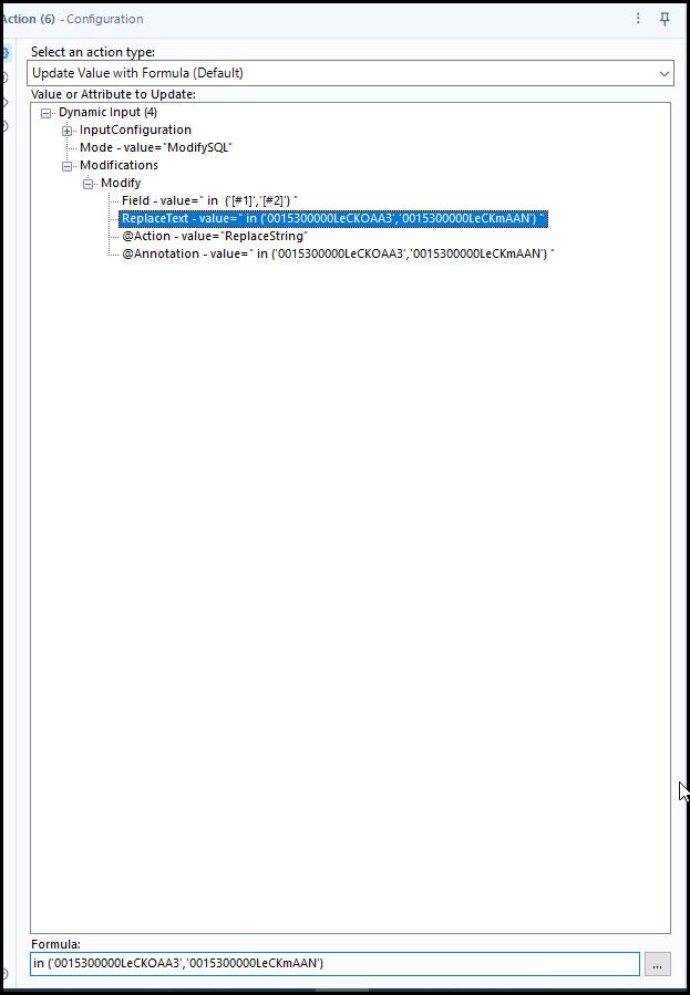 Text Box with Action to Change SQL Query - Alteryx