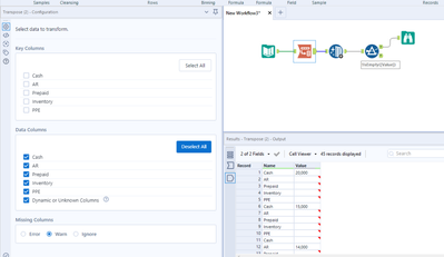 How to Transpose Column into rows - Alteryx