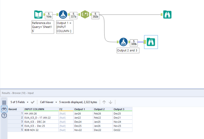extracting and converting date - Alteryx