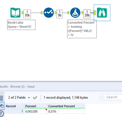 Data from Excel with E Notation - Alteryx