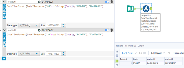 Converting a Vstring to Date - Alteryx