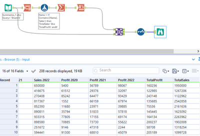 Summarize Multiple columns into 1 - Alteryx