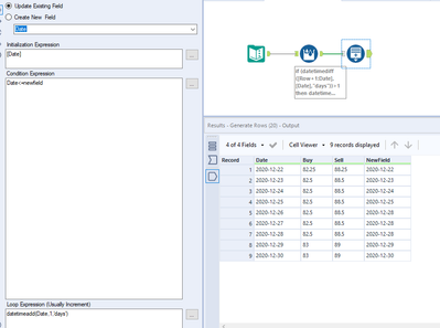 Missing dates - Alteryx