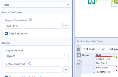 Regex: Remove everything except a specific pattern - Alteryx