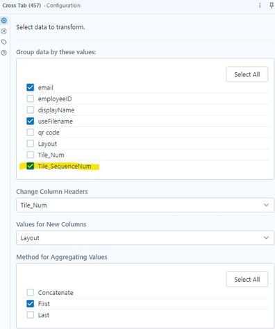 Creating multi-column PDF output - Alteryx