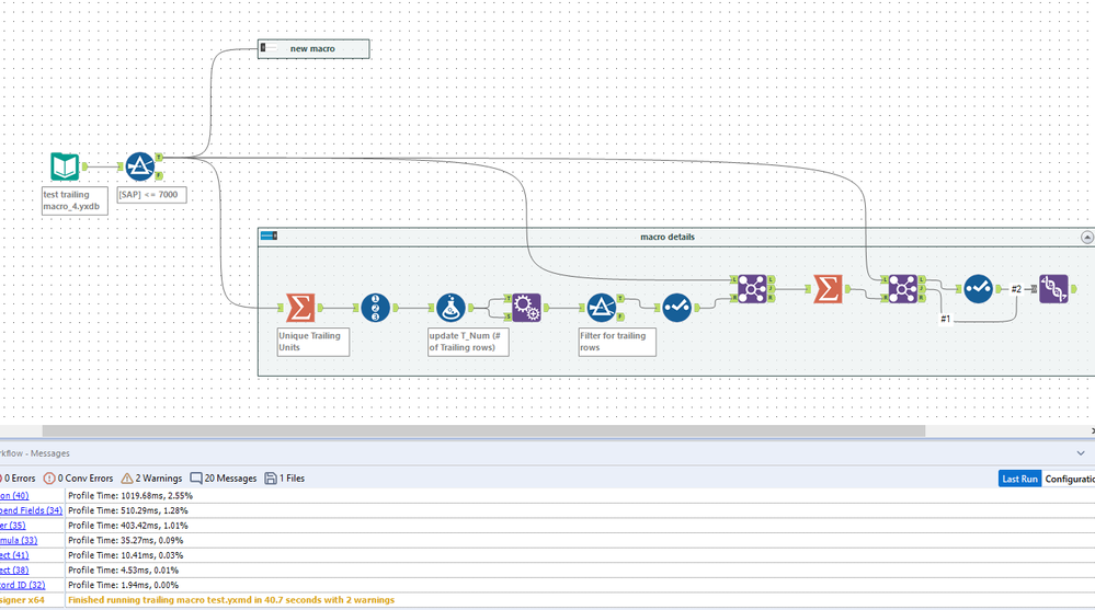 Standard macro performance issues? - Alteryx