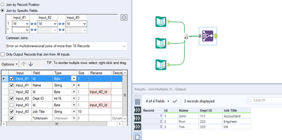 Multiple Inputs - Vlookup from each separate report - Alteryx