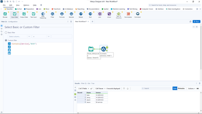 Filter out data from one column based on values from another column ...