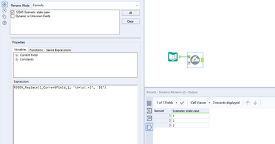 Rename column header - Alteryx
