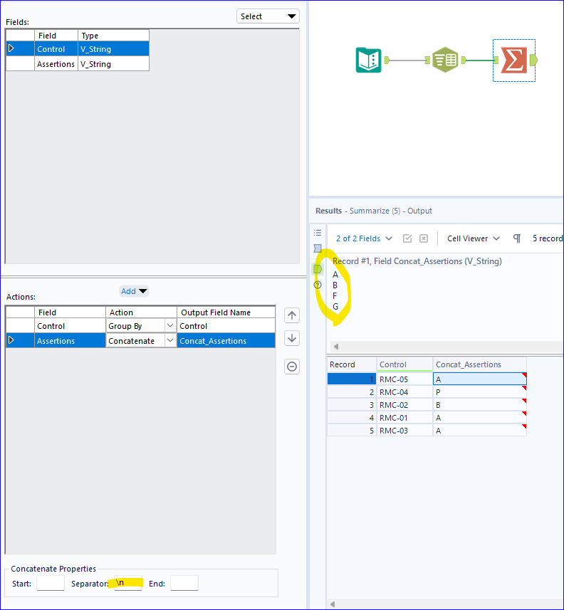 Trying to split a row into multiple rows within the same cell (think ...