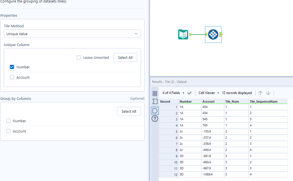 Split data as separate tables - Alteryx
