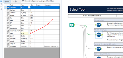 How to convert a columns data type from Double to String - Alteryx