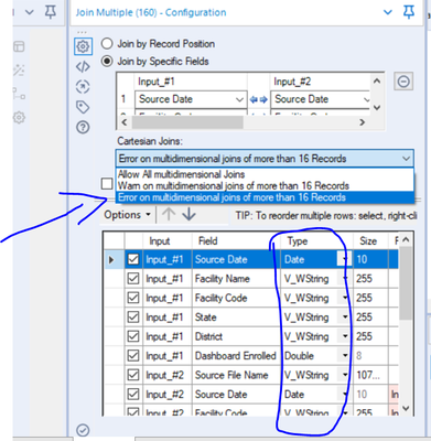 Error using Join Multiple tools - Alteryx