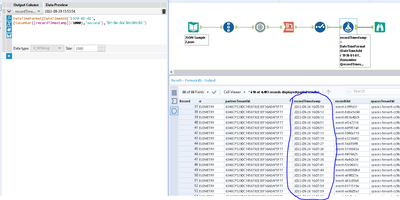 Converting a string format timestamp into datetime format? - Alteryx
