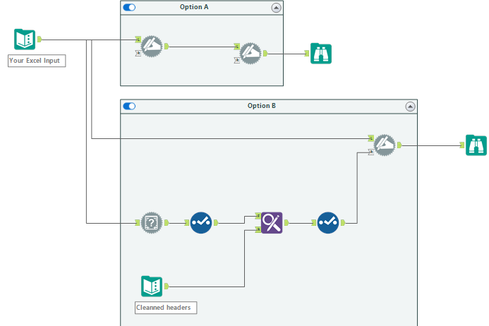 Dynamic Rename Tool Permanent Headers - Alteryx