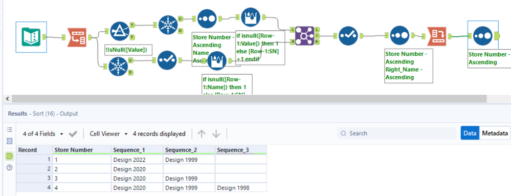Remove duplicate values within a row - Alteryx