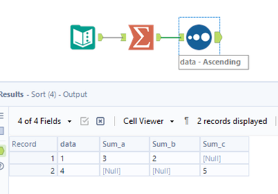 Grouping of data - Alteryx