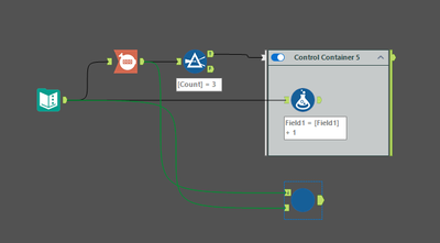 Need to check if we can activate container based on criteria. - Alteryx