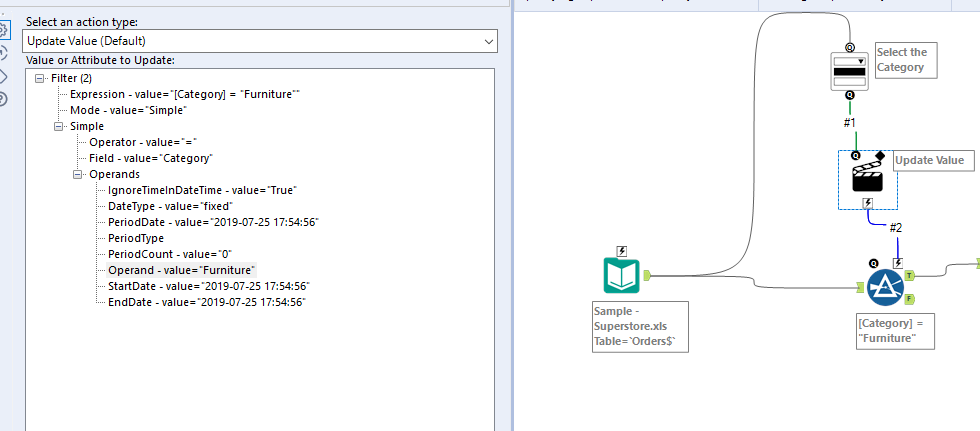 Input to Drop Down Interface from Other tools - Alteryx