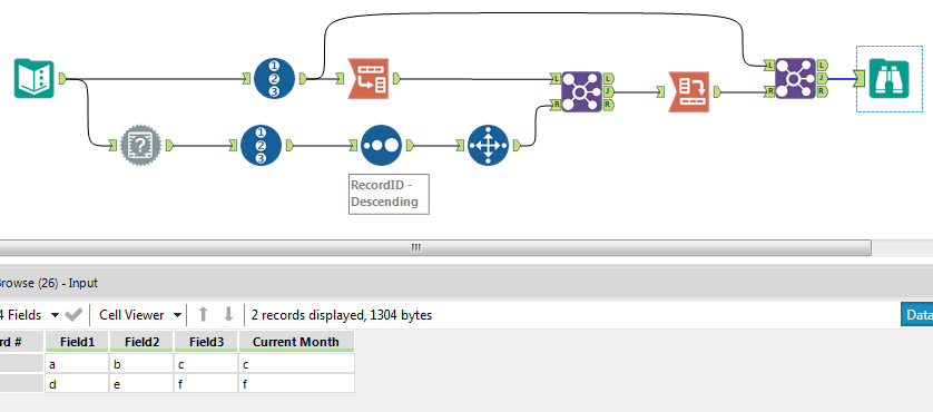 Selecting the last column all the time - Alteryx