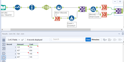 How to split the values in a cell - Alteryx