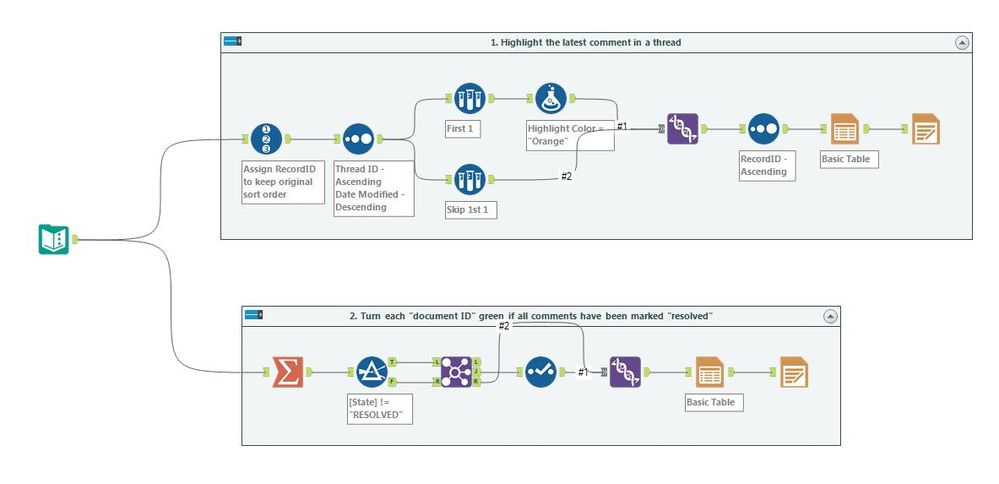 Conditional Formatting on Sort - Alteryx