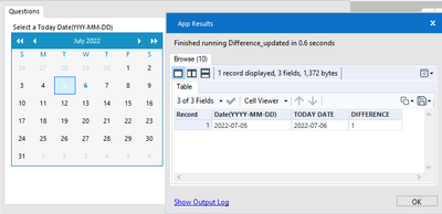 How a User can select a Date using the calendar in the Interface. - Alteryx