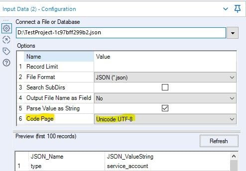 JSON output as input trouble - Alteryx