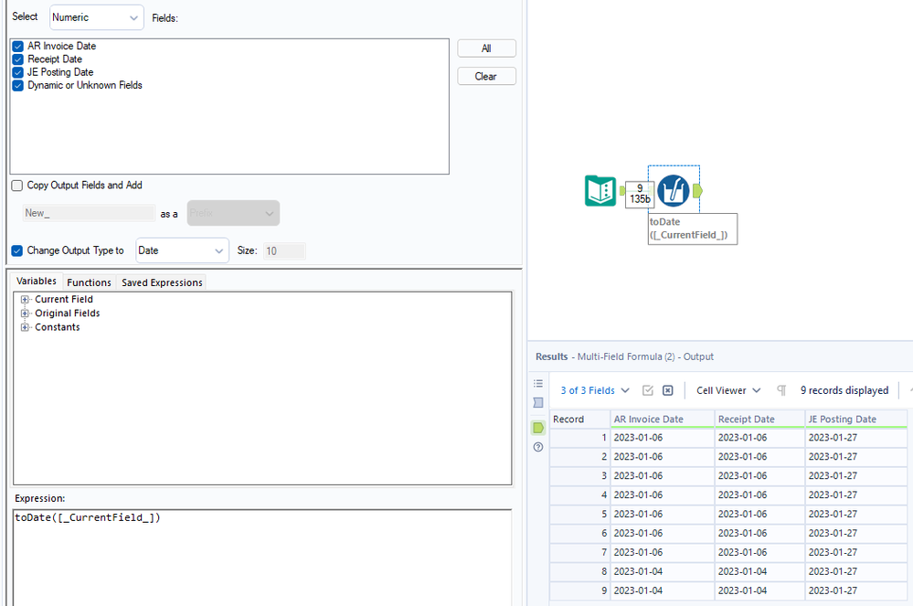 Converting string to date - Alteryx