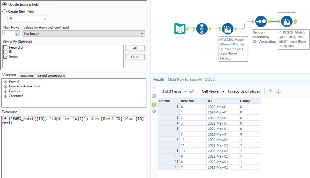 Fill in Rows with Data in an Existing Field - Alteryx