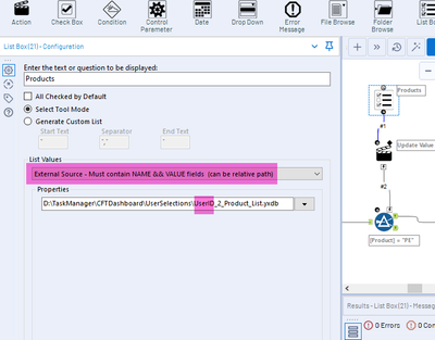 Gallery chaining dynamic drop down - Alteryx