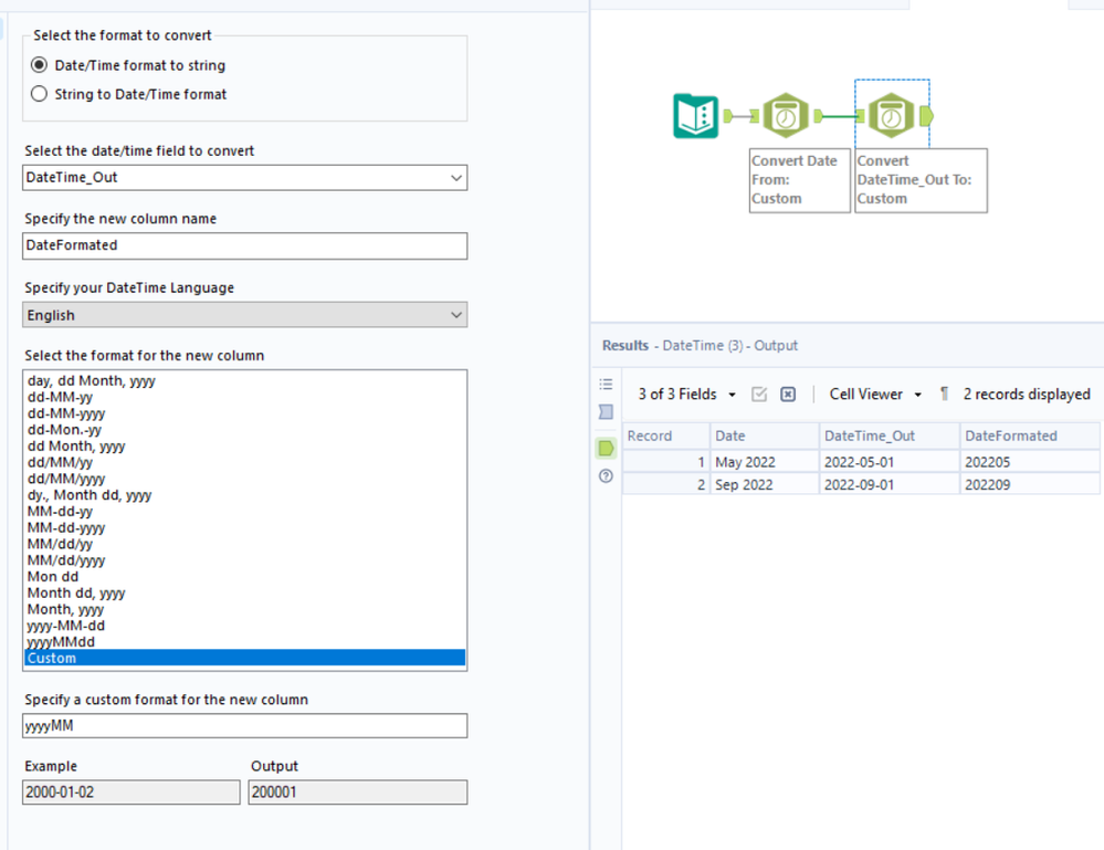 Change date format - Alteryx
