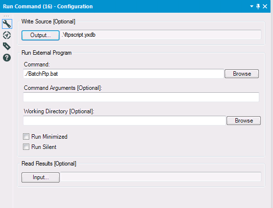 Run Command Tool Setup Run Command Tool Setup