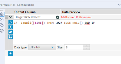 Creating an IF Statement in the Formula Tool - Alteryx