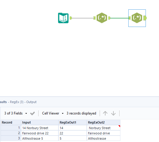 Splitting Words and numbers into separate columns. - Alteryx