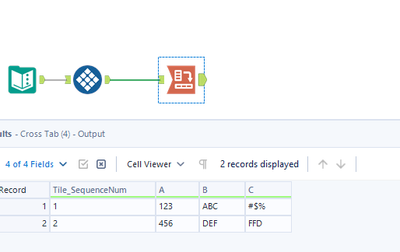 Changing Rows into Columns - Alteryx
