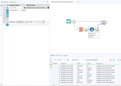 file name as a prefix to headers - Alteryx
