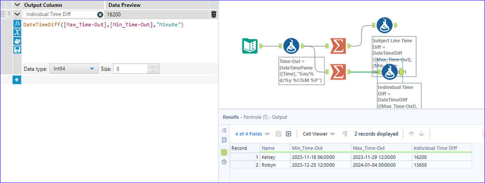 Date Time Difference at Email Subject Line & Individual Level - Alteryx