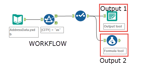 output data became input data for calculation - Alteryx