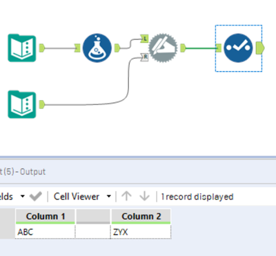How to add a new empty column without label? - Alteryx